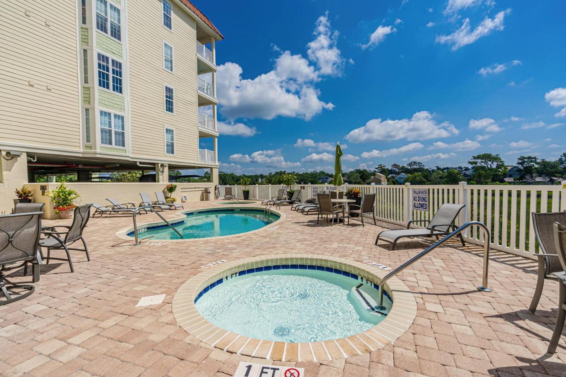 Ocean Marsh Relaxing Waterfront Loft Unit 403 Villa Myrtle Beach Eksteriør billede